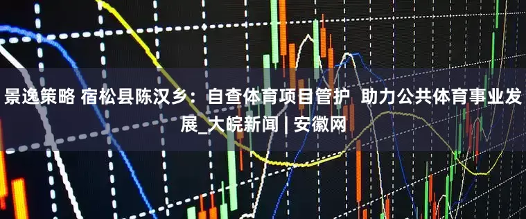 景逸策略 宿松县陈汉乡:自查体育项目管护 助力公共体育事业发展_大皖新闻 | 安徽网